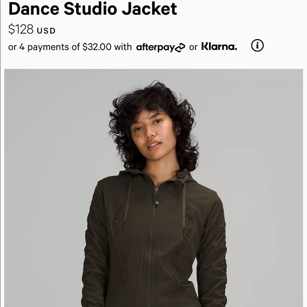 Lululemon Dance Studio Jacket